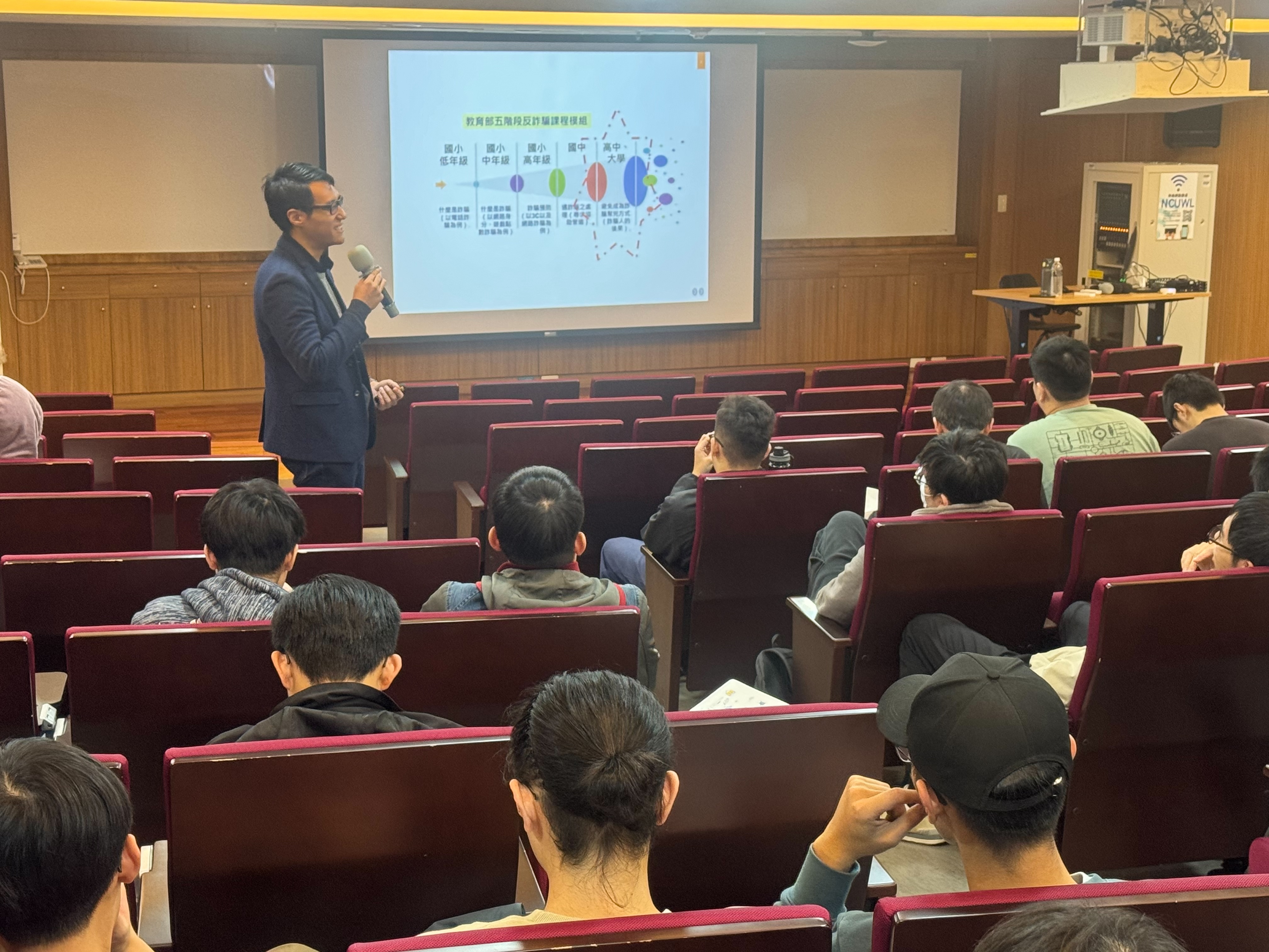 刑事警察局徐健銘偵查員實施反詐騙宣教活動照片11